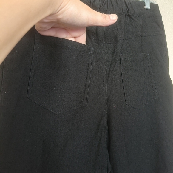 Sweet Mommy jeggings for pregnant women elastic black size L - Picture 8 of 12